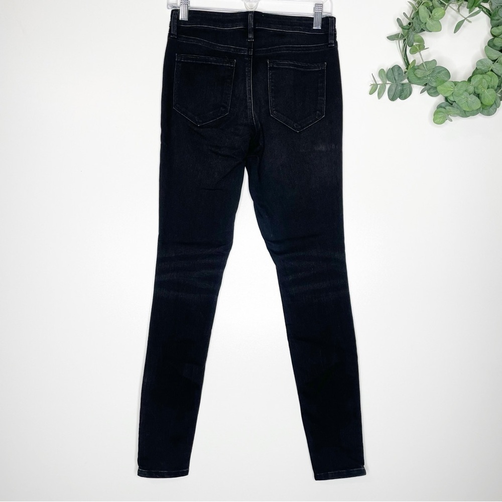 Athleta Sculptek Ultra Skinny Zip Jean Carbon Wash Size 2 - Picture 7 of 14